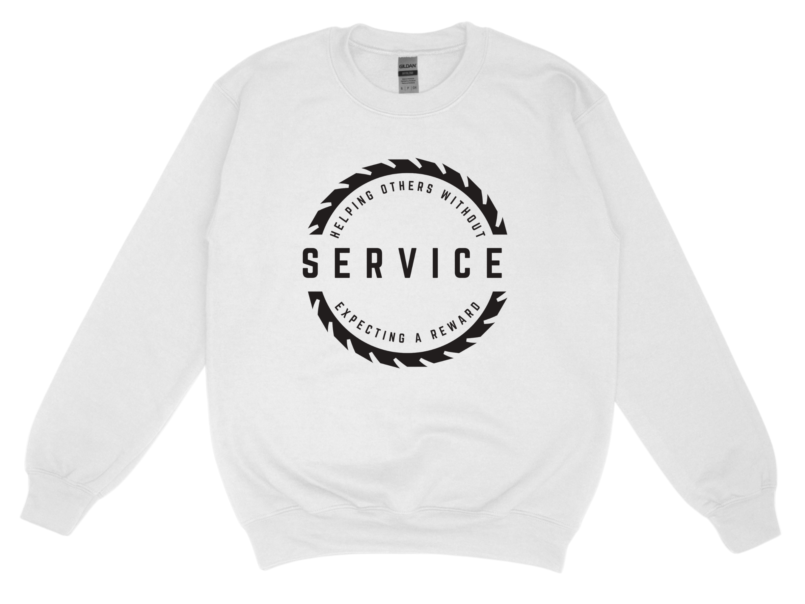 Service - White Sweatshirt Main Image